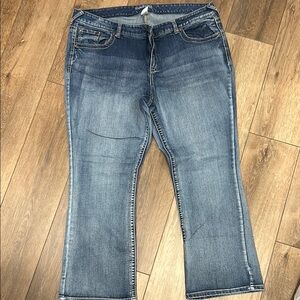 Maurices Blue Boot Cut Jeans (Short)